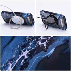 FORCELL F-PROTECT Mirage case compatible with MagSafe for IPHONE 14 Plus ocean marble 5 e4bf84673d8cd34187fb6572dc16d376