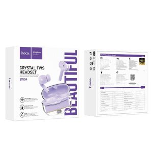 Ασύρματα Ακουστικά bluetooth HOCO TWS EW54 μωβ 3 e55a14904ac0aca63b3d50e89b10b55f