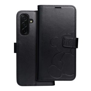 Flip case for Samsung A26 5G Mezzo Book teddy bear black