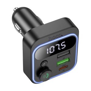 FM Transmitter Bluetooth 5.4 & Φορτιστής Αυτοκινήτου 38W με Hands-Free, Hoco E85, PD 20W, QC3.0, USB Stick & AUX 3 eb8abf83c457a86fe9baa9dc957bd1fe