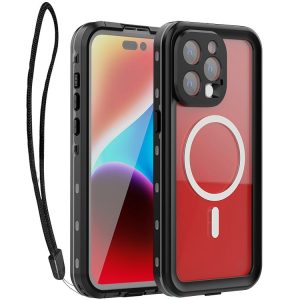 Αδιάβροχη θήκη SHELLBOX DOT συμβατή με MagSafe για iPhone 15 Pro Max Μαύρη 3 ec77d037e4b27da3928bd49ae354213d