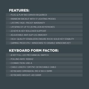 ARMAGGEDDON 61-KEYS WIRED MECH KEYBOARD RED.SW. MKA-1C CORE LINEAR WHITE 4 qtebCNHV682c1e0c354c3 1747721740 1000x1000 1