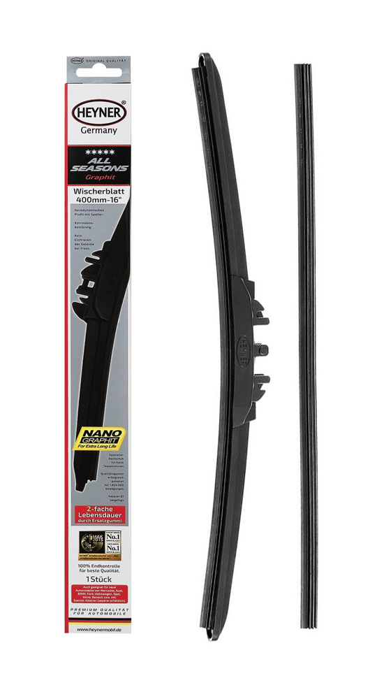 HEYNER υαλοκαθαριστήρας αυτοκινήτου 086000 με ανταλλακτικό λάστιχο HEYNER υαλοκαθαριστήρας αυτοκινήτου 086000 με ανταλλακτικό λάστιχο