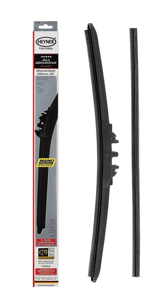 HEYNER υαλοκαθαριστήρας αυτοκινήτου 090000 με ανταλλακτικό λάστιχο HEYNER υαλοκαθαριστήρας αυτοκινήτου 090000 με ανταλλακτικό λάστιχο