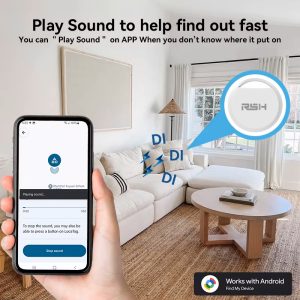 RSH smart tag iTag13 για Android συσκευές, Bluetooth tracker, λευκό 2 Bluetooth tracker