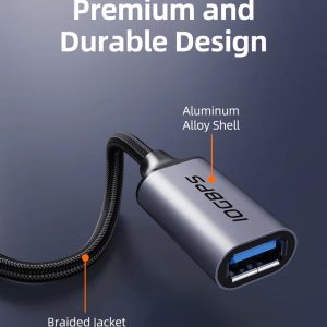 CABLETIME αντάπτορας USB-C σε USB CT-CMAF10-AGL, 10Gbps, γκρι 3 γκρι