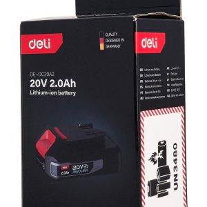DELI μπαταρία λιθίου για εργαλεία μπαταρίας DE-DC20A2, 20V 2Ah 4 DE DC20A2 3