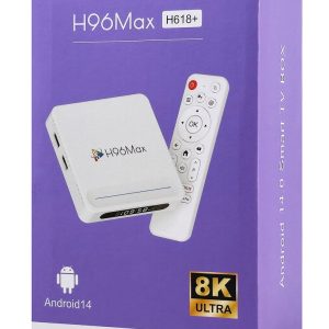 H96 MAX TV Box H618 Plus, 8K, 4/32GB, WiFi 6, Bluetooth, Android 14 3 4/32GB