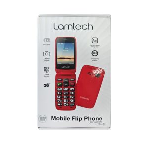LAMTECH FLIP PHONE 2.8' DISPLAY WITH BT, FM RADIO, SOS, 1400 mAh, GR MENU FLIP-X RED 4 1400 mAh