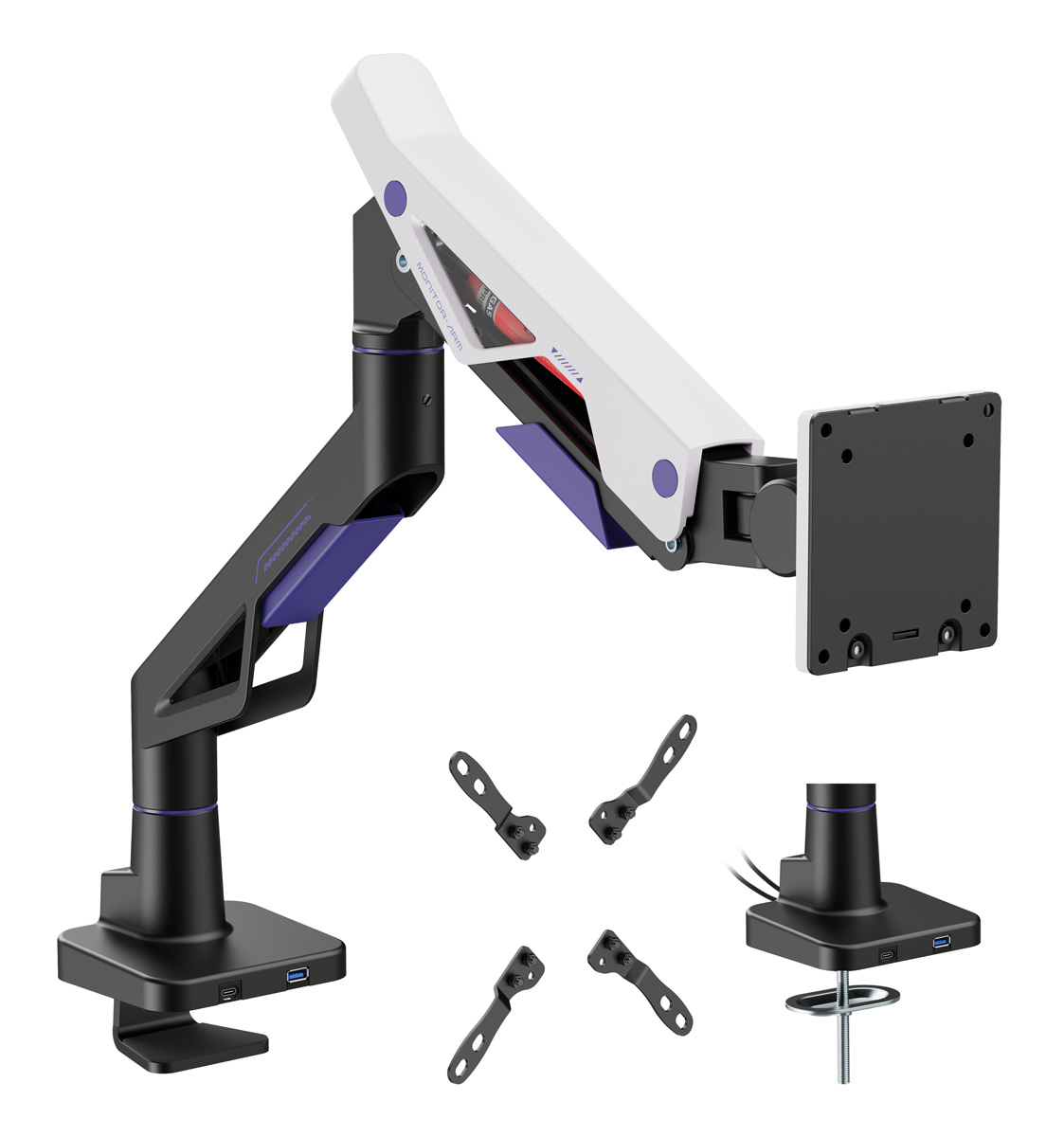 BRATECK gaming βάση γραφείου οθόνης LDT95-C012UC BRATECK gaming βάση γραφείου οθόνης LDT95-C012UC