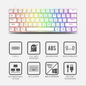 ARMAGGEDDON MECHANICAL KEYBOARD MKA-1C NEX WHITE TACTILE BROWN SWITCH 3 2 1000x1000 1