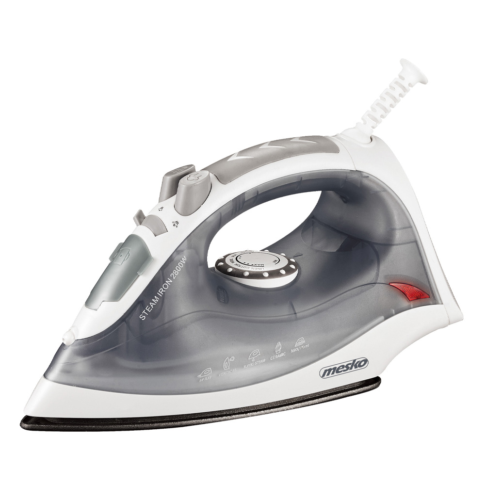MESKO STEAM IRON 2800W WHITE/GREY MESKO STEAM IRON 2800W WHITE/GREY