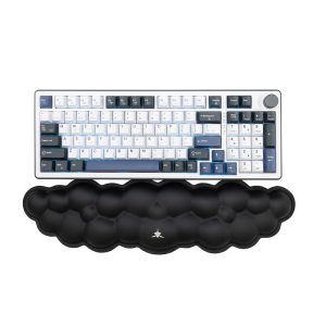 WHITE SHARK KEYBOARD WRIST REST KP-012 CUMULUS BLACK 2 CUMULUS B 2