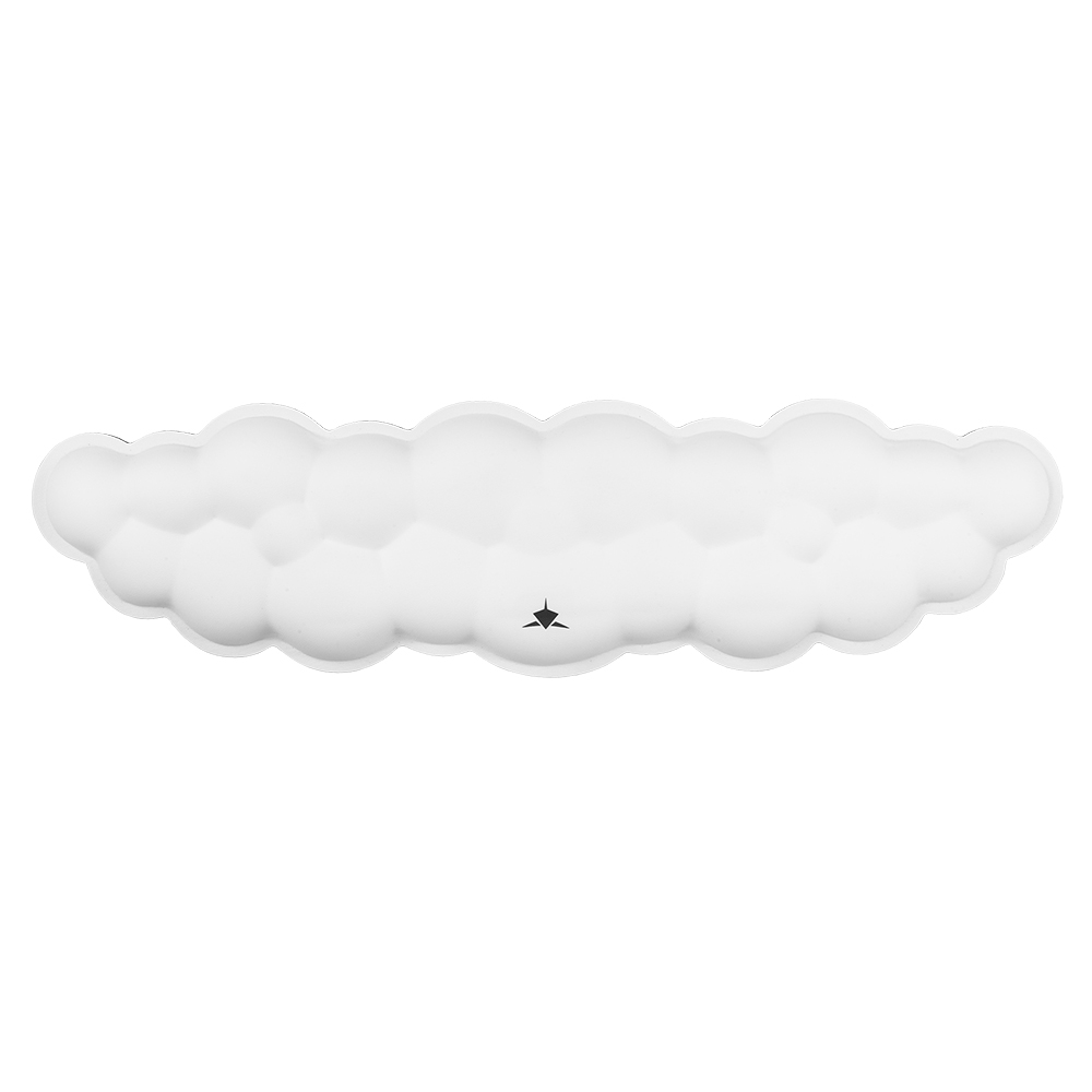 WHITE SHARK KEYBOARD WRIST REST KP-012 CUMULUS WHITE WHITE SHARK KEYBOARD WRIST REST KP-012 CUMULUS WHITE