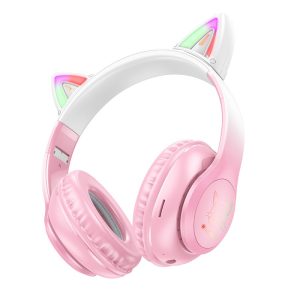 LAMTECH BT5.3 KIDS HEADPHONES CHERRY BLOSSOM KITTY CAT