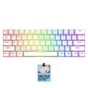 ARMAGGEDDON MECHANICAL KEYBOARD MKA-1C NEX WHITE TACTILE BROWN SWITCH 1 ARMAGGEDDON MECHANICAL KEYBOARD MKA-1C NEX WHITE TACTILE BROWN SWITCH