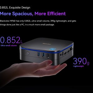 BLACKVIEW MINI PC INTEL N150 (16GB+1TB) 4K DUAL BAND WIN11 PRO BLACK 2 MP60 N150 8