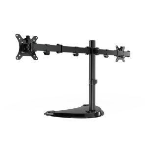 GEMBIRD DUAL MONITOR DESK STAND (RTS) 13'-32' MAX VESA 100x100 3 MS D2ST 02 website image f2a47391 d331 4c96 8b9d bdcbbc338738