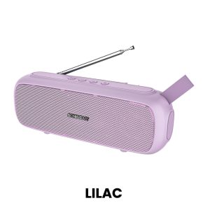 SONIC GEAR BLUETOOTH 5.0 SUPER BASS FM RADIO LILAC