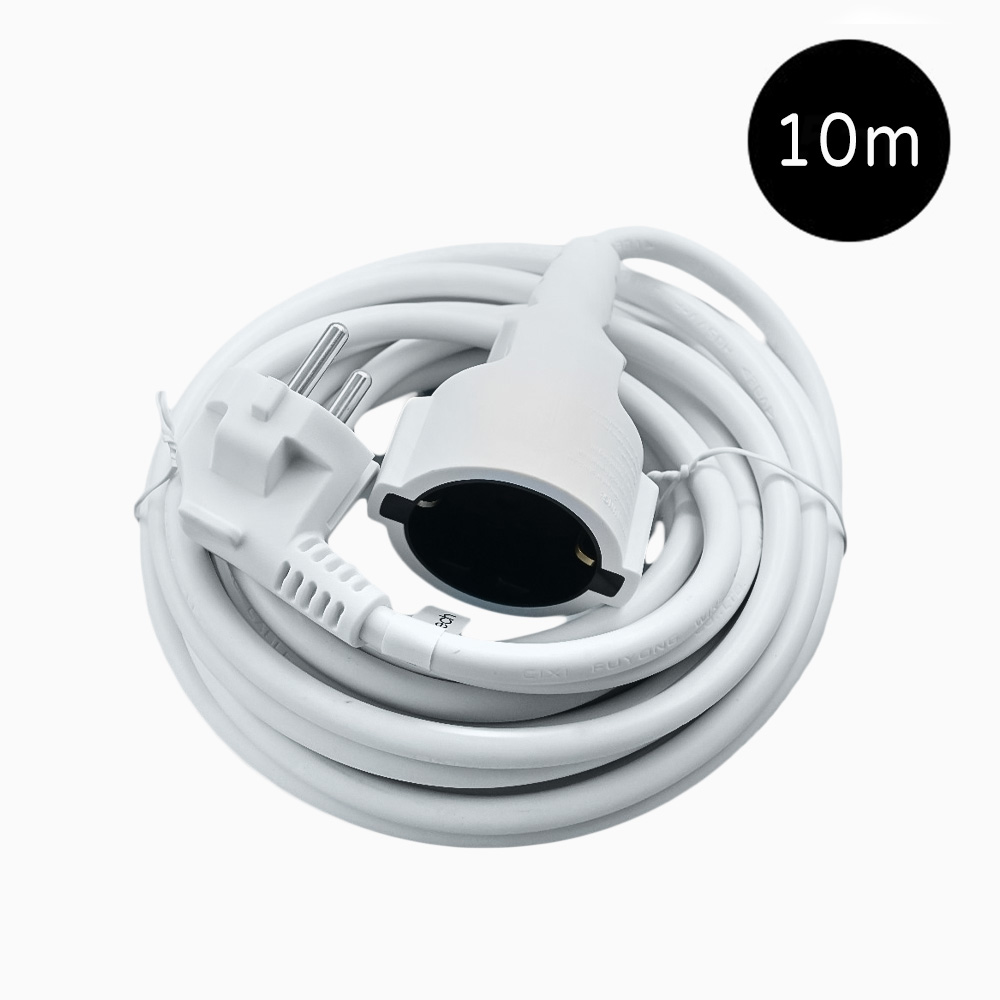 LAMTECH EXTENSION CORD WITH CHILDREN PROTECTION 10M WHITE LAMTECH EXTENSION CORD WITH CHILDREN PROTECTION 10M WHITE
