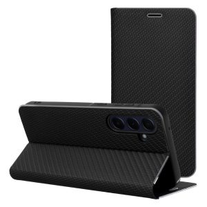 Flip case for Xiaomi Redmi 15 4G / 5G (171.1) Luna Book Carbon black
