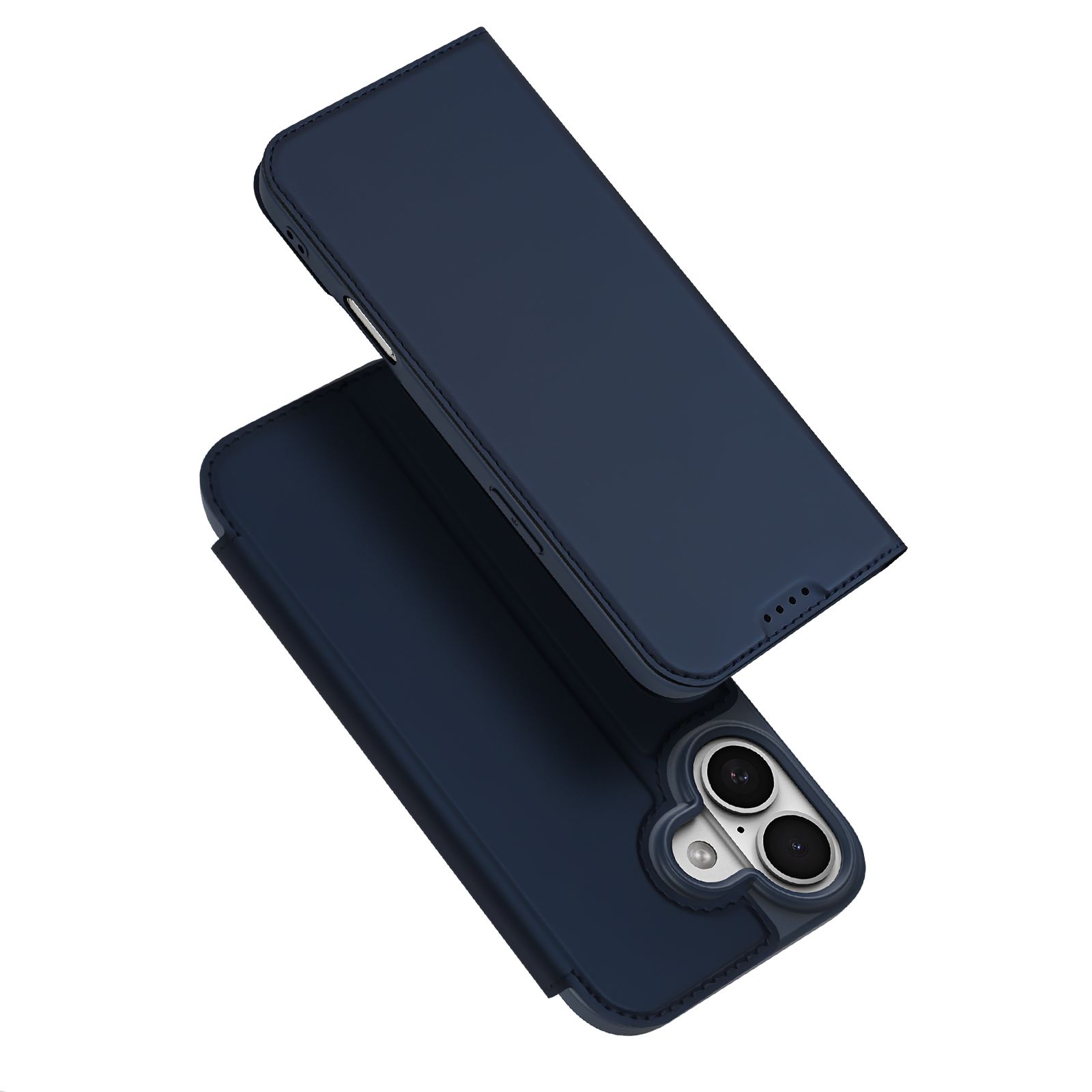 DUX DUCIS wallet case SKIN PRO for IPHONE 17 blue Θήκη πορτοφόλι DUX DUCIS SKIN PRO για IPHONE 17 Μπλε