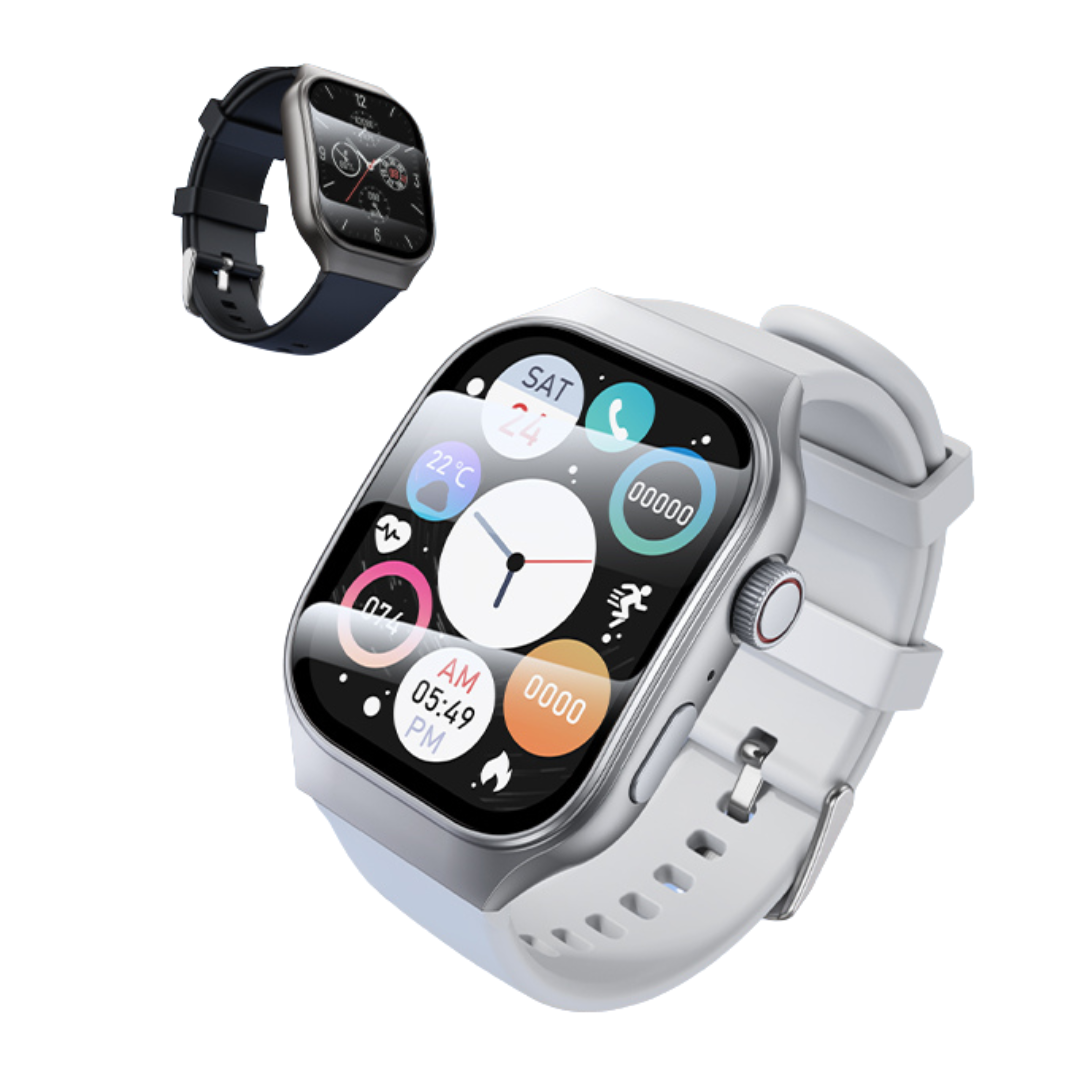 1+1 Δώρο – 2 Smartwatch με Ελληνικό Μενού, κλήσεις & ειδοποιήσεις, παλμογράφο, μέτρηση οξυγόνου & καιρό – Μαύρο & Ασημί3 11 Δώρο – 2 Smartwatch με Ελληνικό Μενού κλήσεις ειδοποιήσεις παλμογράφο μέτρηση οξυγόνου καιρό – Μαύρο Ασημί3