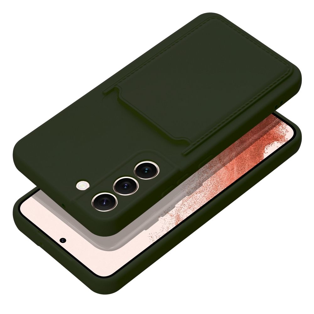 CARD case for SAMSUNG A35 5G green Θήκη κινητού με υποδοχή κάρτας για SAMSUNG A35 5G Πράσινη
