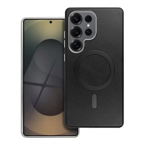 Θήκη κινητού GENTLEMAN MAG COVER MagSafe για SAMSUNG S25 FE Μαύρη