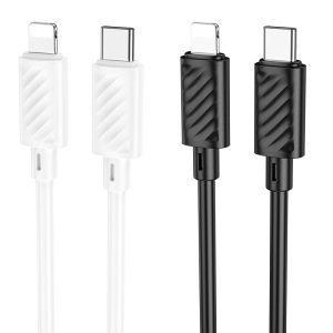 Καλώδιο φόρτισης USB C σε Lightning Hoco PD 27W 2 μέτρα X88 Λευκό 3 2818f58d6842e42eea91212dd761f7c6