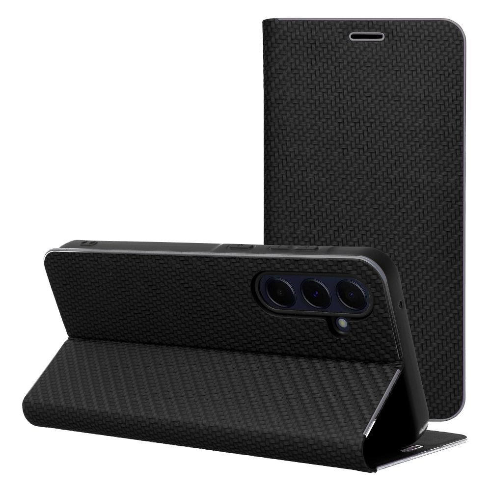 Flip case for Samsung S25 FE Luna Book Carbon black Flip case for Samsung S25 FE Luna Book Carbon black