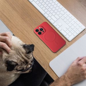 Θήκη για Samsung Galaxy A17 SILICONE MAG COVER Κόκκινη | Συμβατή με MagSafe & Ασύρματη Φόρτιση 3 6a372001a6dd19af13118730621aa967