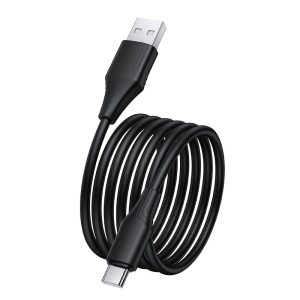 Καλώδιο φόρτισης USB A σε USB C Hoco 3A 1 μέτρο X124 Μαύρο Σιλικόνη 3 6ecb65e0cf2aa4cf772b4cc104b219cf