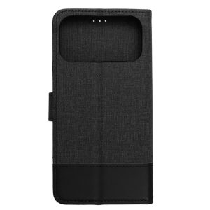 Θήκη για Iphone 17 Pro Max βιβλίο πορτοφόλι με 3 εσωτερικές τσέπες & Μαγνητικό κλείσιμο GOMMA - Μαύρη