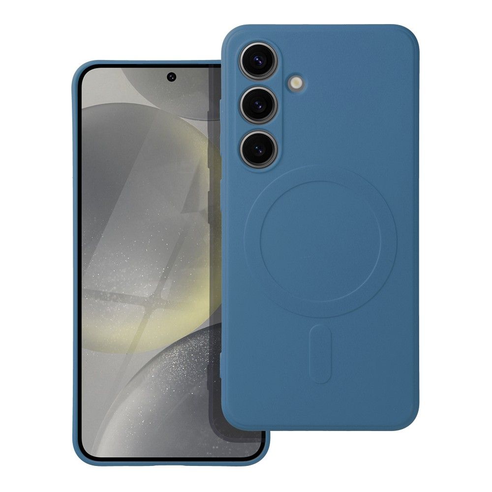 SILICONE MAG COVER case compatible with MagSafe for SAMSUNG A17 blue Θήκη για Samsung Galaxy A17 SILICONE MAG COVER Μπλε | Συμβατή με MagSafe & Ασύρματη Φόρτιση