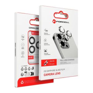 Tempered Glass Camera Lens for Samsung S24 Forcell Premium gray