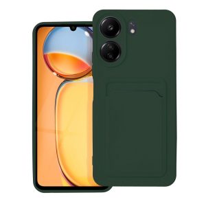 Θήκη κινητού με υποδοχή κάρτας για XIAOMI Redmi 13C / POCO C65 Πράσινη