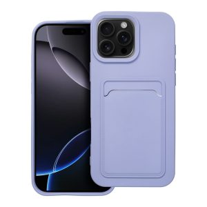 Θήκη κινητού με υποδοχή κάρτας για IPHONE 16 Pro Max Βιολετί