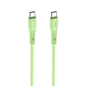 Καλώδιο USB-C σε USB-C PD 100W 5A Forcell F-Energy C347 Silicone QC4.0 1m Πράσινο 4 cbd576cf85706bb4779a1c8f20e919d8