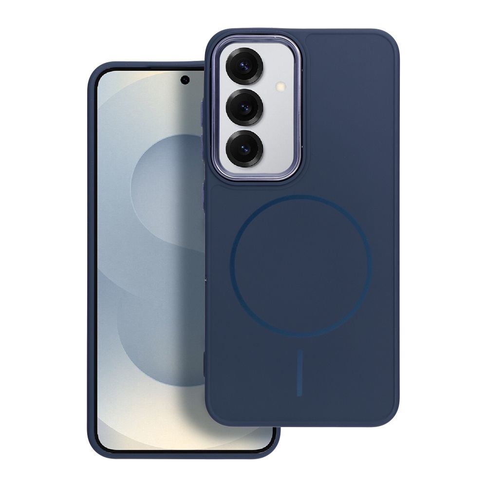 FRAME MAG COVER Case compatible with MagSafe for SAMSUNG A17 navy blue Θήκη Samsung A17 Frame Mag Cover με Μαγνητική Στήριξη MagSafe – Navy Blue