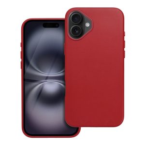 Θήκη κινητού LEATHER MAG COVER για IPHONE 16 Plus Κόκκινη