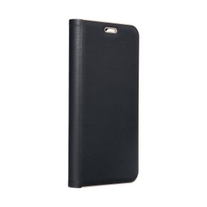 Θήκη XIAOMI Redmi 15 4G / 5G LUNA Book Gold Holster Μαύρη – Premium Book Case με Μεταλλικό Πλαίσιο