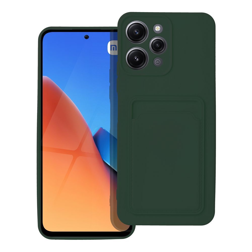 case CARD for XIAOMI Redmi 12 4G green Θήκη κινητού για XIAOMI Redmi 12 4G Πράσινη