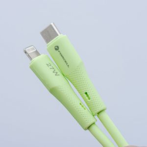Καλώδιο USB-C σε Lightning PD 27W 3A Forcell F-Energy C346 Silicone 1m Πράσινο 5 ff528f7ab9dd0e9d5959fee5338c2188