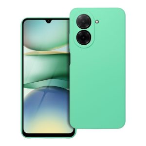 Θήκη για XIAOMI REDMI A5 με Προστασία Κάμερας, Premium Σιλικόνη 2mm & Εσωτερική Μικροΐνα mint