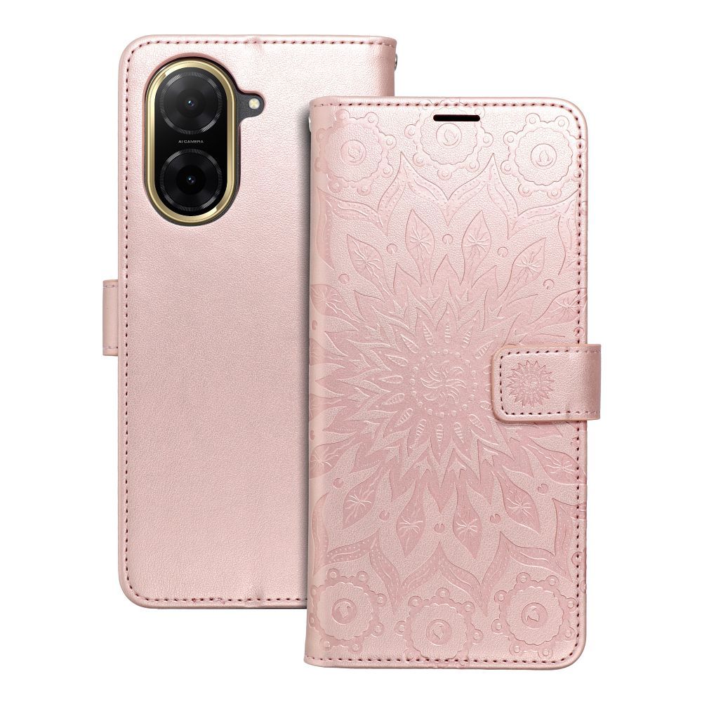 1ebace2a12a2c51ae610fe1809255b77 Θήκη Xiaomi Redmi A5 βιβλίο MEZZO Mandala Rose Gold με Θήκες Καρτών