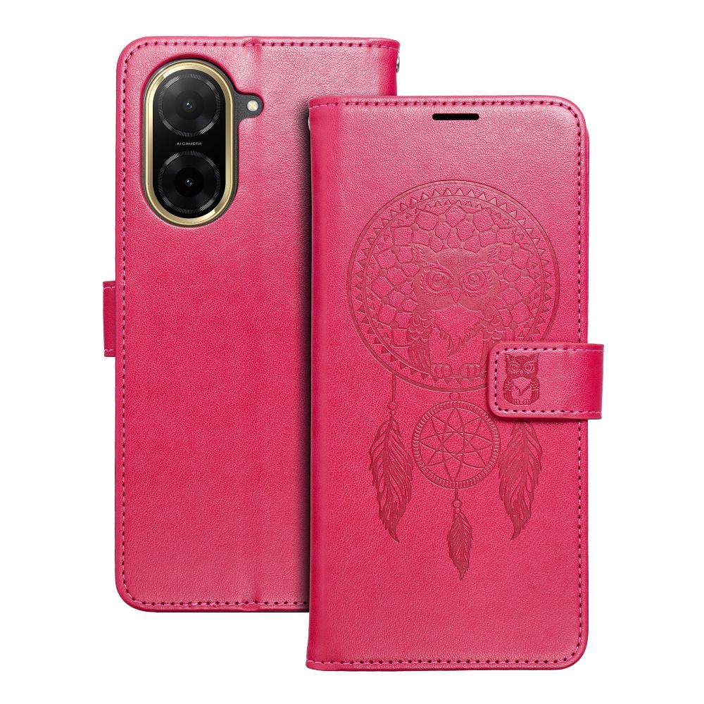 21300fd4d0c70d2187409d53a8d070d5 Θήκη Xiaomi Redmi A5 βιβλίο MEZZO dreamcatcher magenta με Θήκες Καρτών