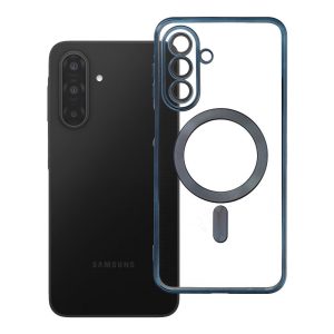 Case for Samsung A17 / A18 Electro Mag Cover compatible with MagSafe titanium blue