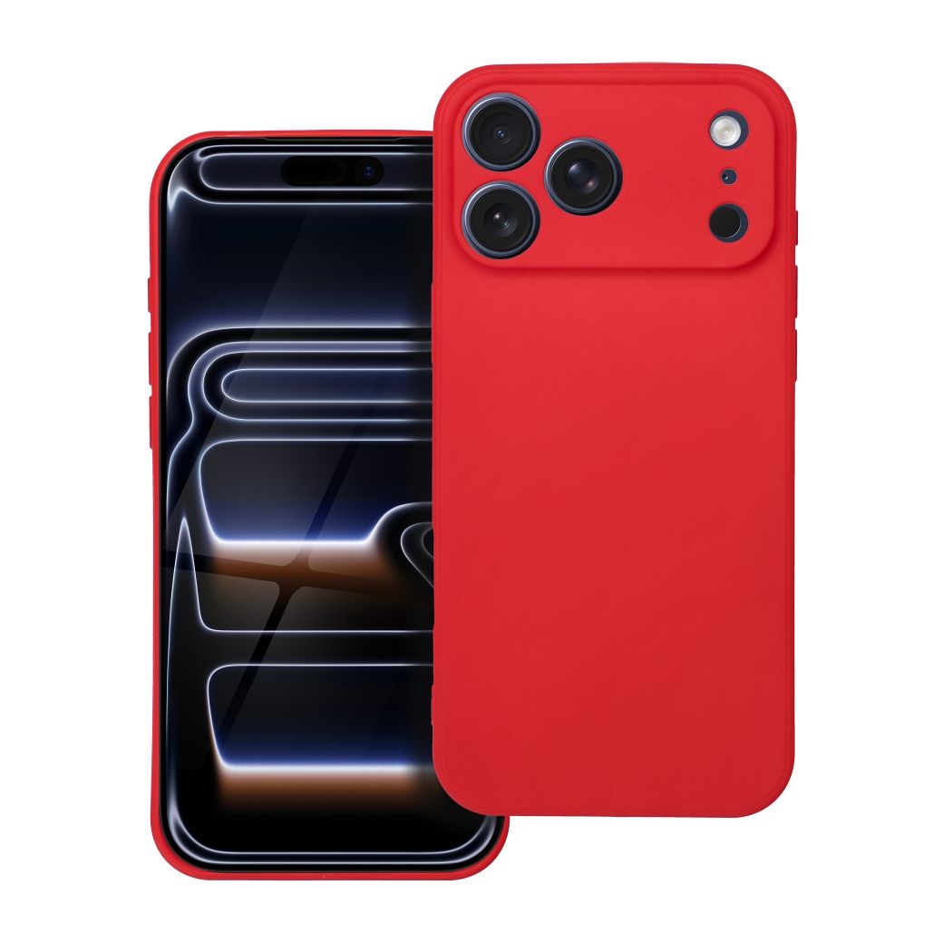 58e333a6c5bf79198339eceb8abaaa16 Θήκη iPhone 17 Pro Max Soft Silicone Red