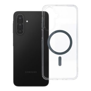 Case for Samsung A17 / A18 Drop Glue Colorful Ring Mag Cover compatible with MagSafe grey